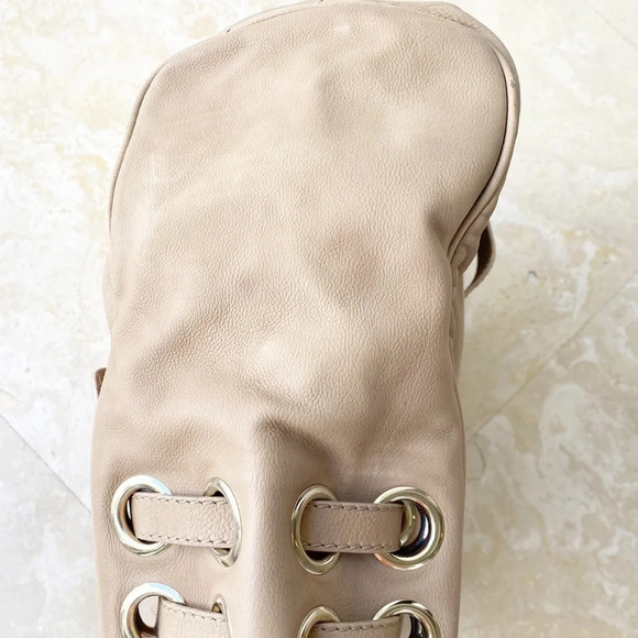 Jimmy Choo Tan Leather Tote Handbag - Picture 4 of 16